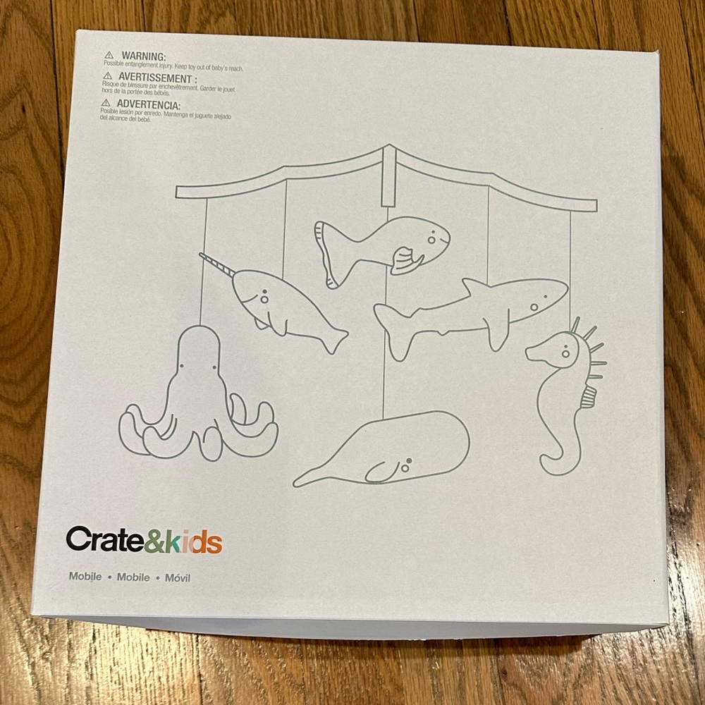 Crate + Kids Nautical Mobile (arm not included)